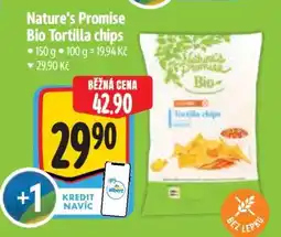 Albert Nature’s Promise Bio Tortilla chips nabídka