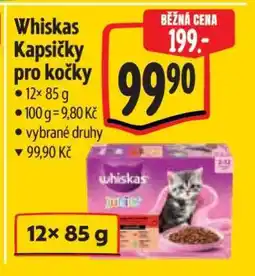 Albert Whiskas kapsičky pro kočky nabídka