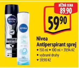 Albert Nivea antiperspirant sprej nabídka