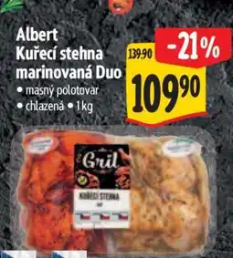 Albert Albert Kuřecí stehna marinovaná DUO nabídka