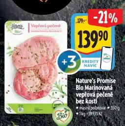 Albert Nature's Promise Bio Marinovaná vepřová pečeně bez kosti nabídka