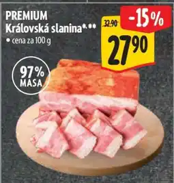 Albert PREMIUM Královská slanina nabídka