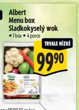 Albert Albert Menu box Sladkokyselý wok nabídka