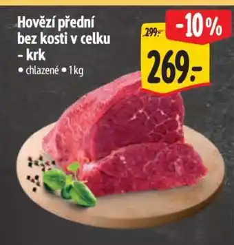Albert Hovězí přední bez kosti v celku - krk nabídka