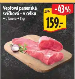 Albert Vepřová panenská svíčková – v celku nabídka