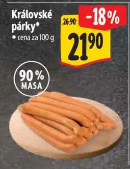 Albert Královské párky nabídka