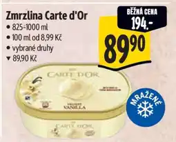 Albert Zmrzlina Carte d’Or nabídka