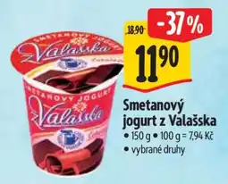 Albert Smetanový jogurt z Valašska nabídka