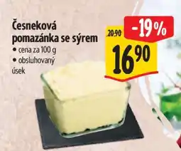 Albert Česneková pomazánka se sýrem nabídka
