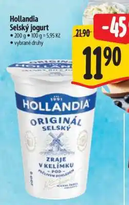 Albert Hollandia Selský jogurt nabídka