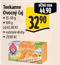 Albert Teekanne ovocný čaj nabídka