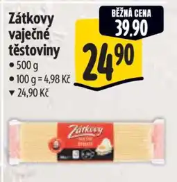 Albert Zátkovy vaječné těstoviny nabídka
