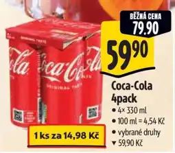 Albert Coca-Cola 4pack nabídka