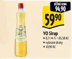 Albert Yo sirup nabídka
