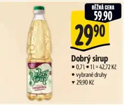 Albert Dobrý Sirup nabídka