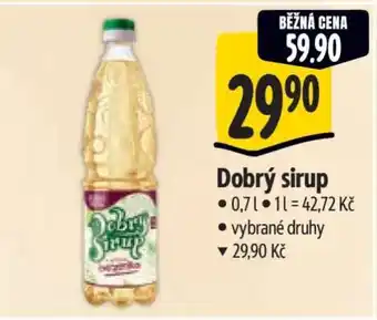 Albert Dobrý Sirup nabídka