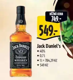 Albert Jack Daniel‘s nabídka