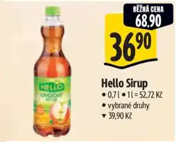 Albert Hello sirup nabídka