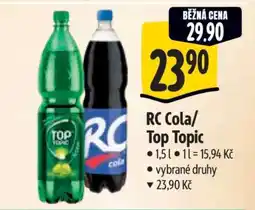 Albert RC Cola, Top Topic nabídka