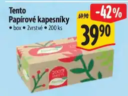 Albert Tento papírové kapesníky nabídka