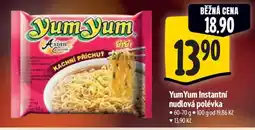 Albert YumYum Instantní nudlová polévka nabídka