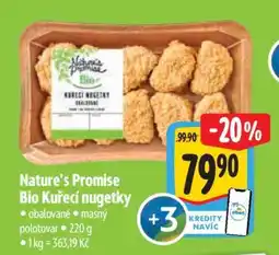 Albert Nature's Promise Bio Kuřecí nuggetky nabídka