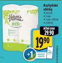 Albert Kuchyňské utěrky Nature's Promise eco nabídka