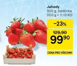Tesco Jahody nabídka