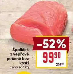 Billa Špalíček z vepřové pečeně bez kosti cena za nabídka