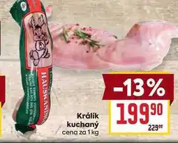 Billa Králík kuchaný cena za nabídka