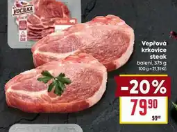 Billa Vepřová krkovice steak balení nabídka
