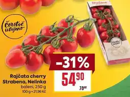 Billa Rajčata cherry Strabena, Nelinka balení nabídka