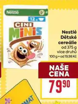 Billa Nestlé Dětské cereálie od nabídka