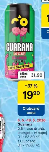 Tesco Guarana nabídka