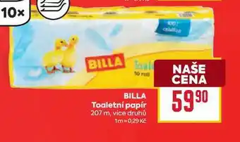 Billa BILLA Toaletní papír 207 m nabídka