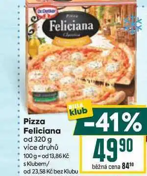 Billa Pizza Feliciana od nabídka
