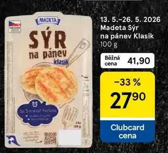 Tesco Madeta Sýr na pánev Klasik nabídka