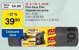 Tesco Fino Zeus Flex Odpadkové pytle, 40 I, 12 ks nabídka
