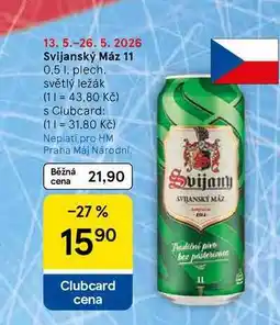 Tesco Svijany Svijanský máz 11, 0,5l (plechovka) nabídka