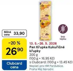 Tesco Pan Křupka Kukuřičné křupky nabídka
