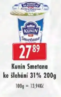Astur&Qanto Kunín Smetana ke šlehání 31% nabídka