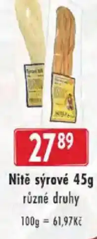 Astur&Qanto Nitě sýrové nabídka