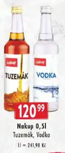 Astur&Qanto Nakup Tuzemák, Vodka nabídka