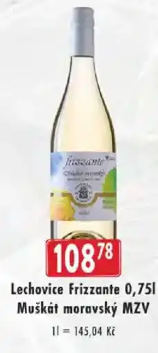 Astur&Qanto Lechovice Frizzante Muškát moravský MZV nabídka