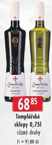 Astur&Qanto Templářské sklepy nabídka