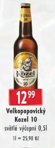 Astur&Qanto Velkopopovický Kozel 10 nabídka