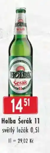 Astur&Qanto Holba Šerák 11 světlý ležák nabídka