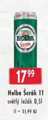 Astur&Qanto Holba Šerák 11 světlý ležák nabídka