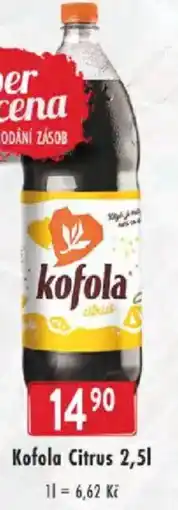 Astur&Qanto Kofola Citrus nabídka
