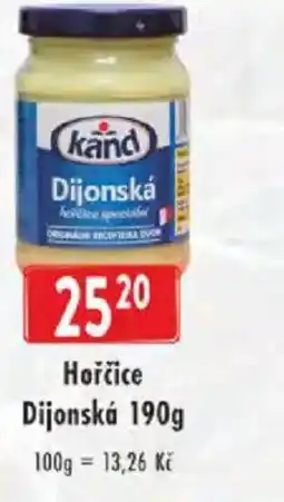 Astur&Qanto Hořčice Dijonská nabídka